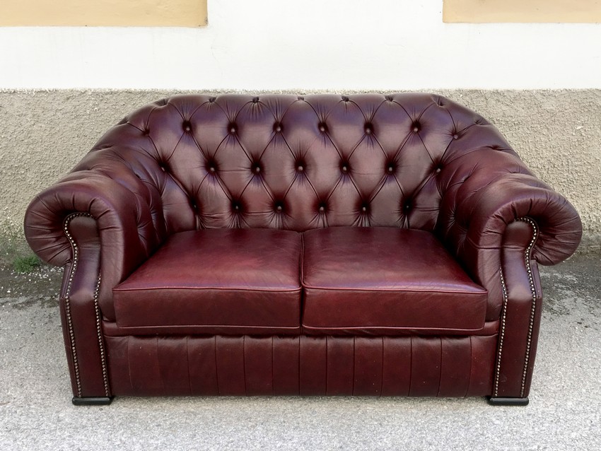 Chesterfield Ledersofa Top-Zustand