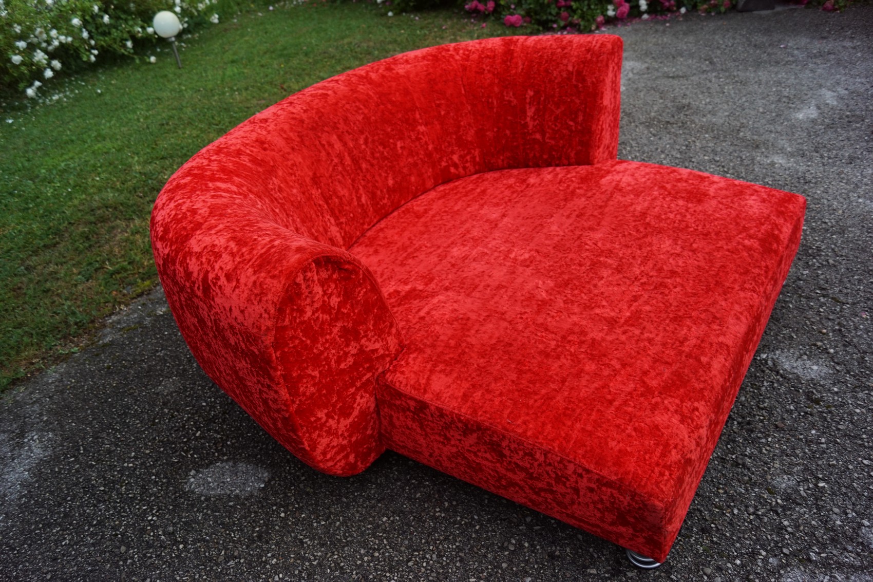 BRETZ Sofa Chill Longchair rot Loveseat