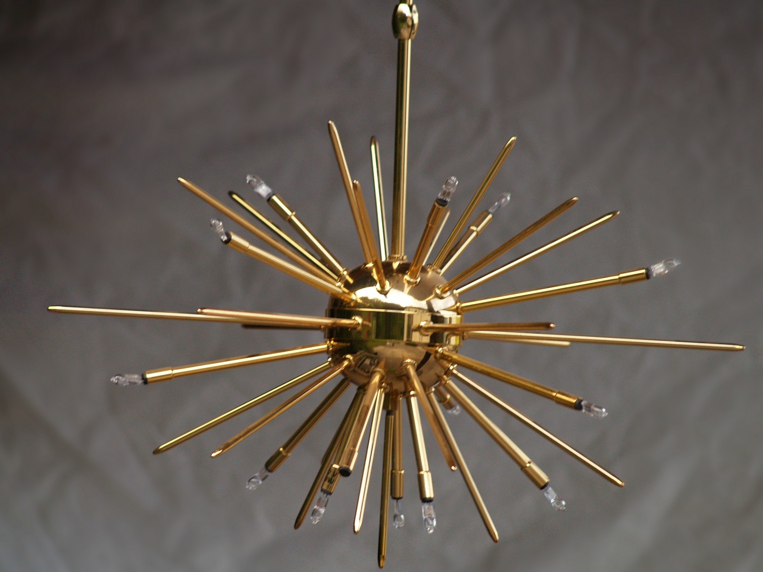 Leuchter Galaxy Orion Wien Sputnik gold 24k Kronleuchter 2G 10W Halogen dimmbar Ausstellungsstück Luster Hängelampe Sale Ausstellungsstück