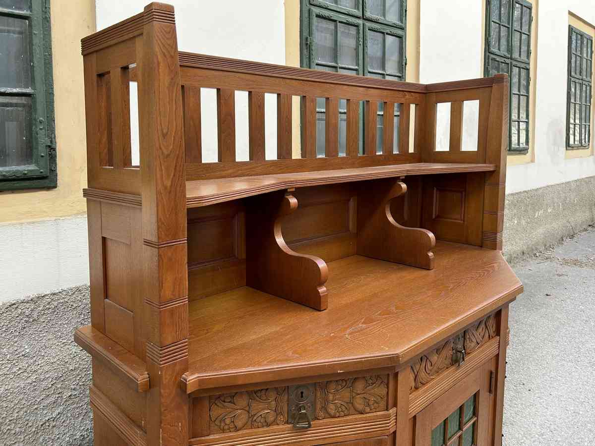 Antiker Schrank Jugendstil Anton Bembe Möbel Mainz Anrichte