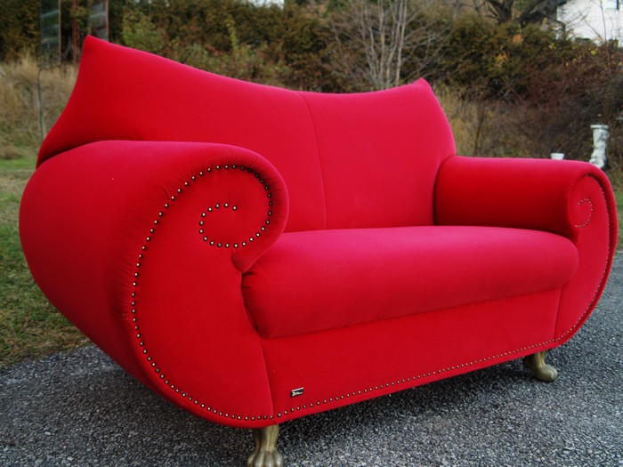Bretz Gaudi rot Sofa