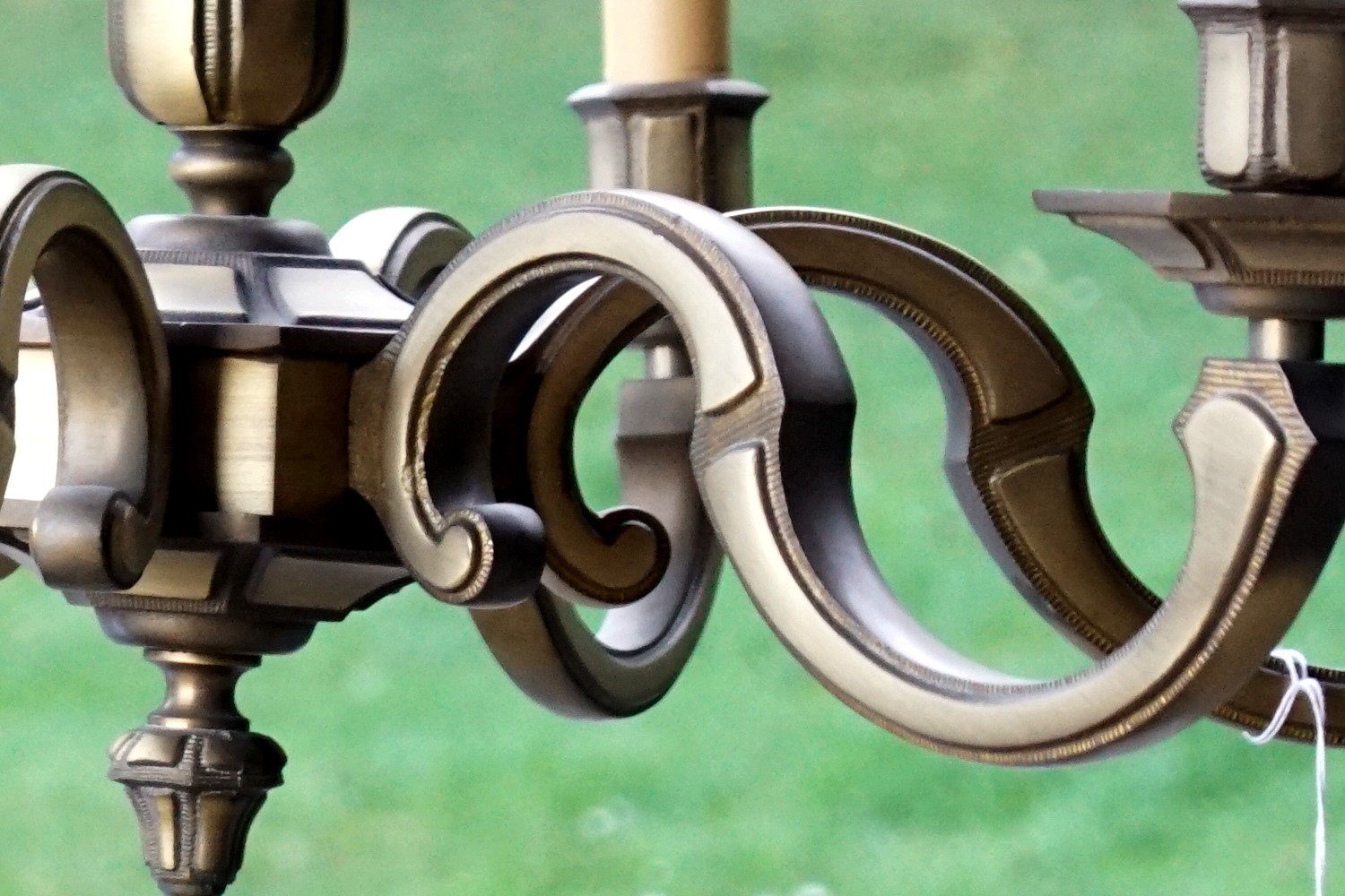 Kronleuchter Barockstil 6-flmg Messing Ausstellungsstück Orion Wien artisan brass antikstil Design Leuchter