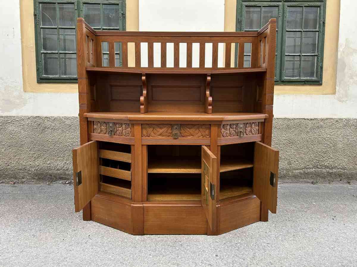 Antiker Schrank Jugendstil Anton Bembe Möbel Mainz Anrichte
