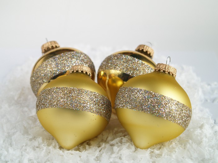 Christbaumkugel Glitter