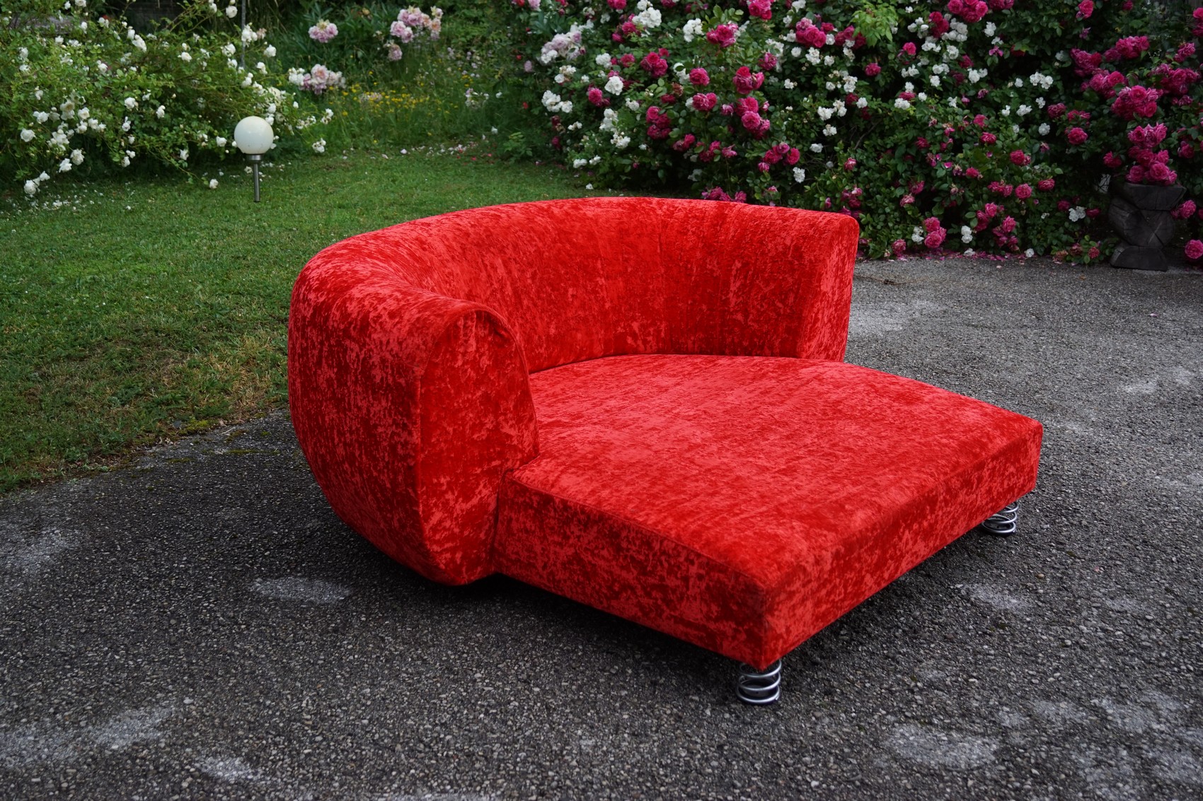 BRETZ Sofa Chill Longchair rot Loveseat