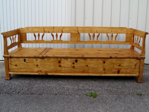 antike Truhenbank