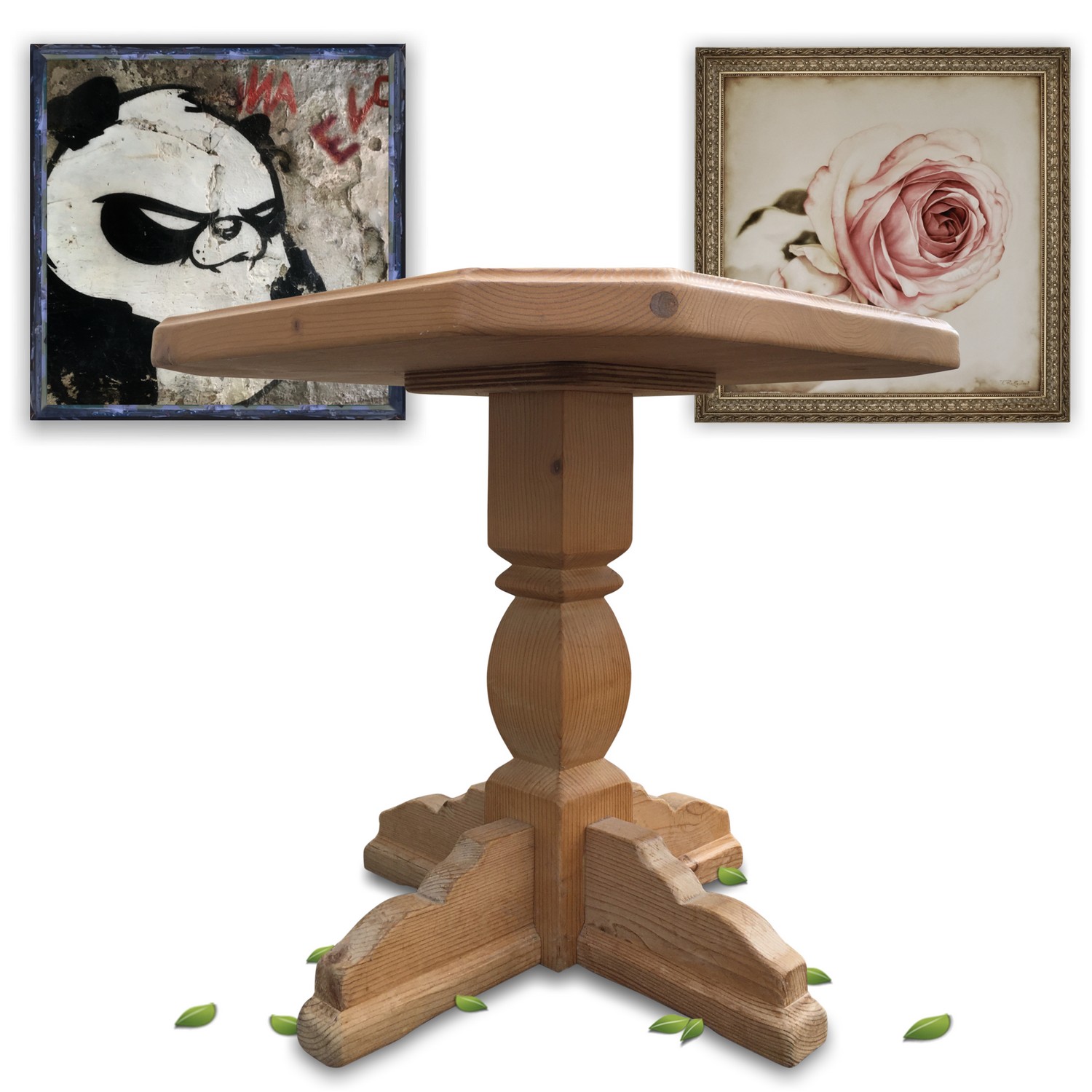 Beistelltisch Tisch klein Weichholz massiv Nachttisch Landhausstil Beistelltisch Tisch klein Weichholz massiv Nachttisch Landhausstil