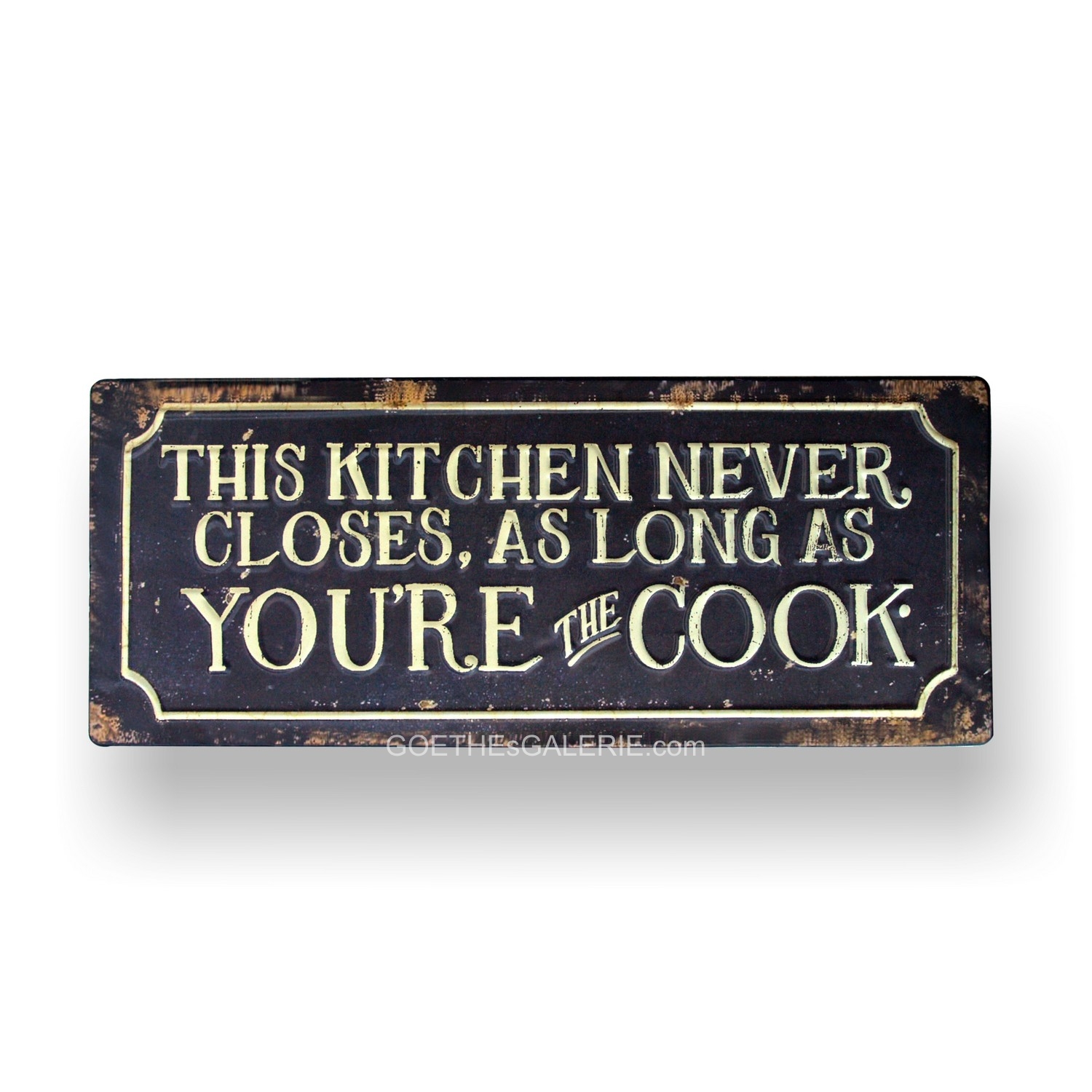 HIS KITCHEN NEVER CLOSES AS LONG YOU ARE THE COOK