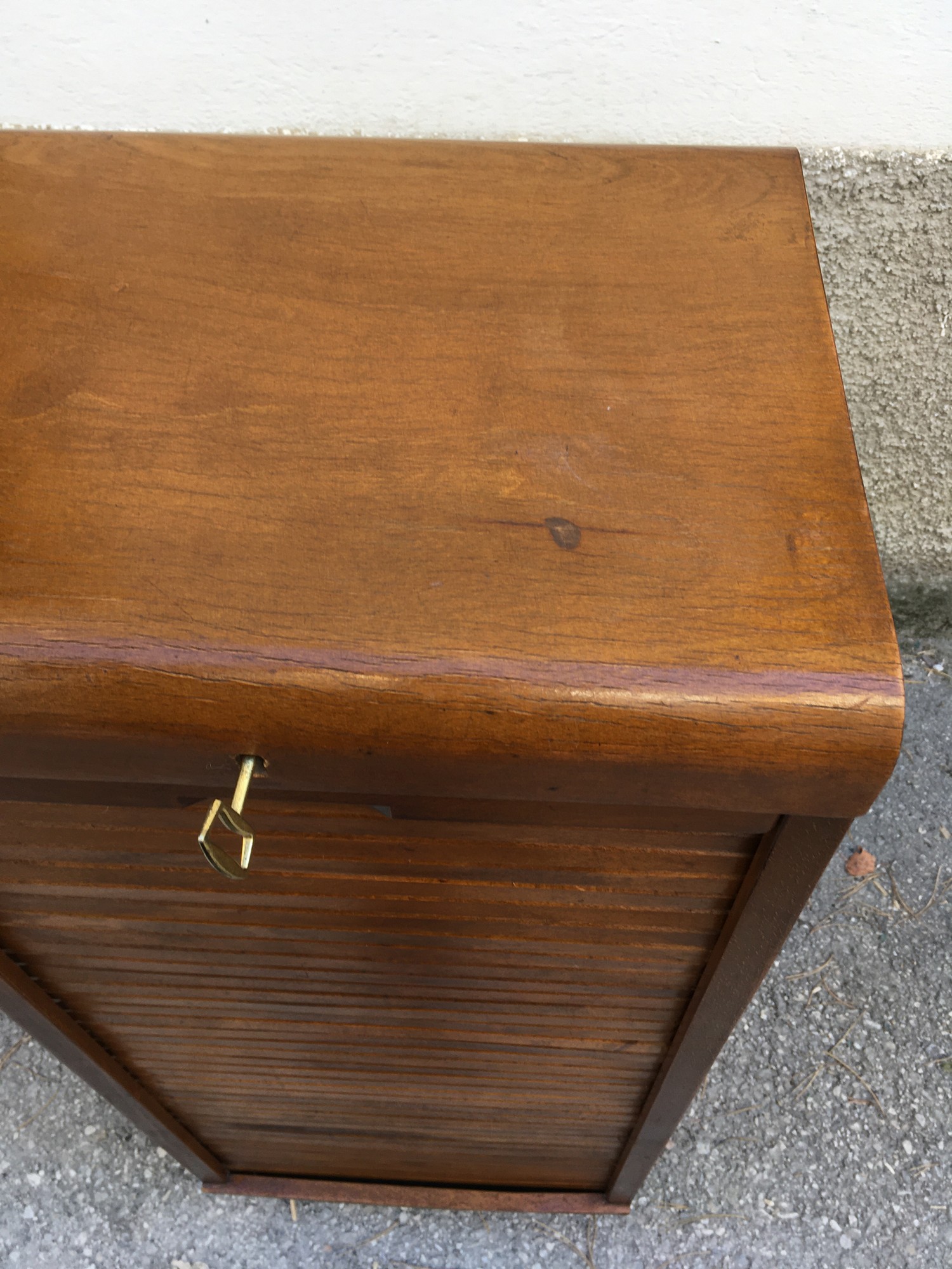 Rollladenschrank antik Artdeco Vollholz Möbel Jugendstil Fächer Laden kaufen