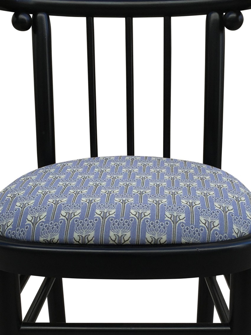 Bugholz Sessel Jugendstil schwarz Backhausen Josef Hoffmann Fledermaus Sessel Stühle