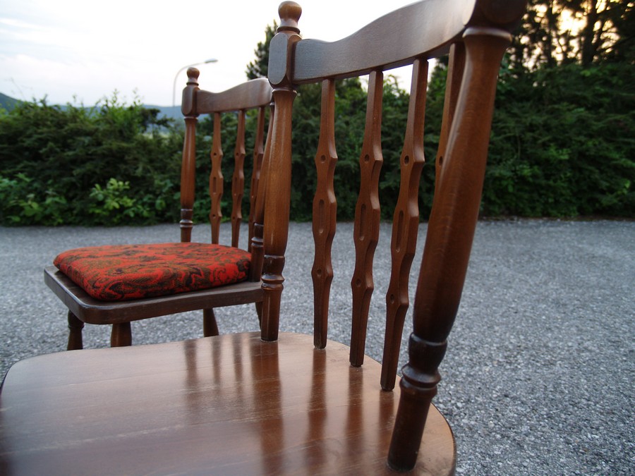 Sprossenstühle Sessel Vintage