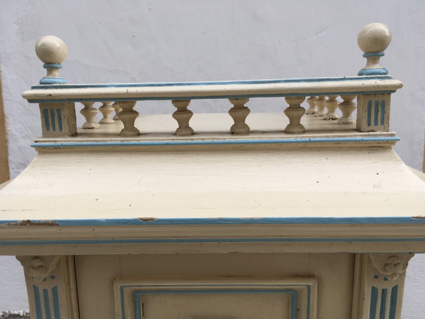 Schreibtisch antik Shabby Chic Aufsatz