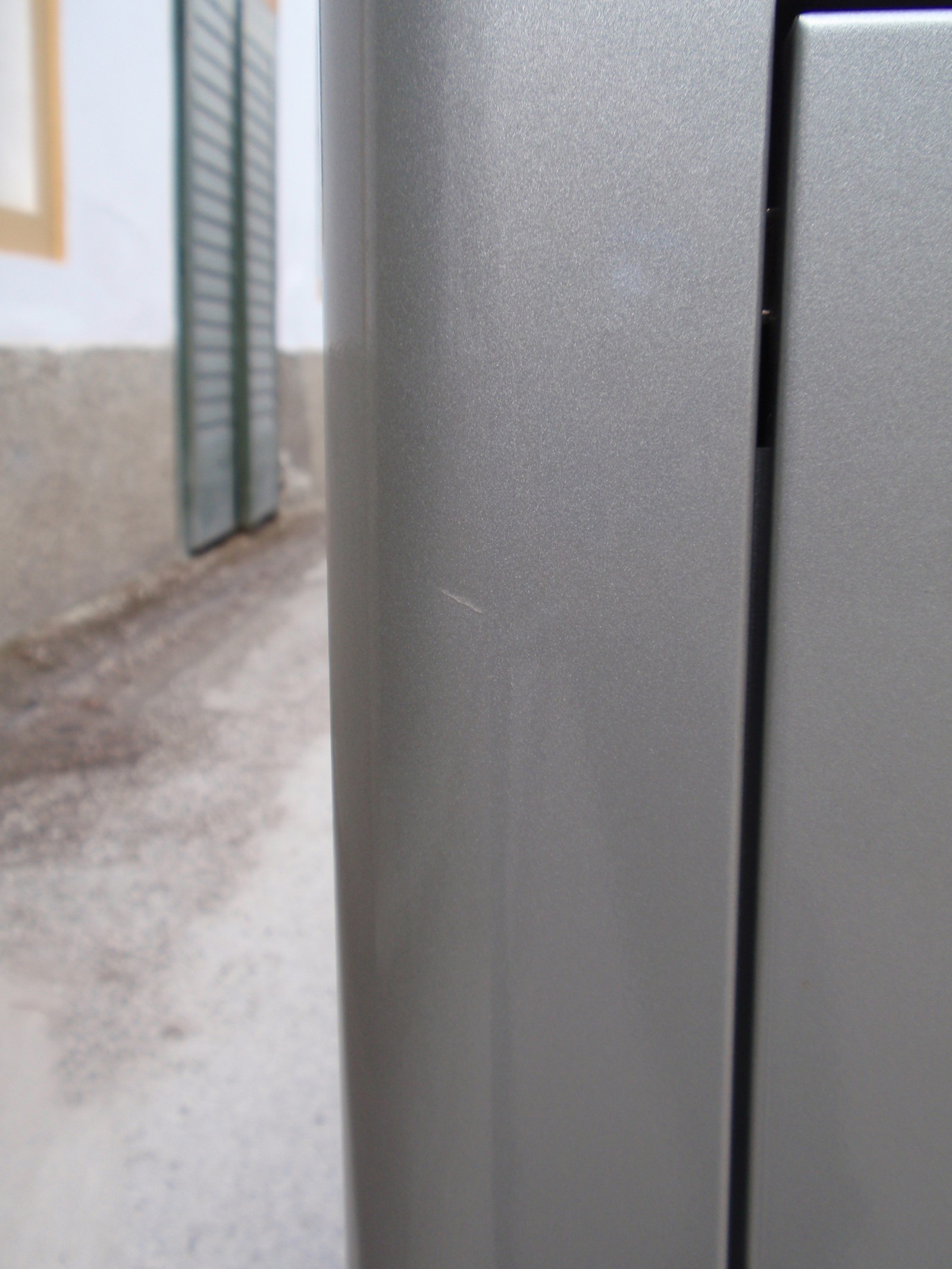 Original Bretz Kommode silber Metall