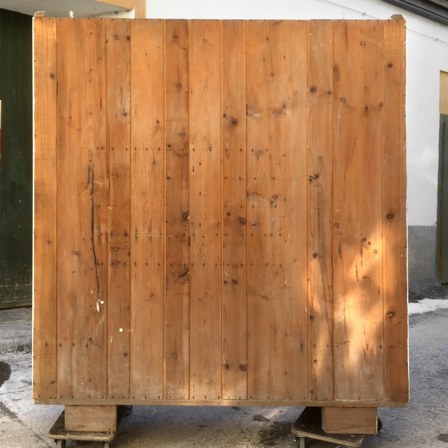 Küchenschrank antike Küche 40er 50er-Jahre Weichholz Schrank Vintage