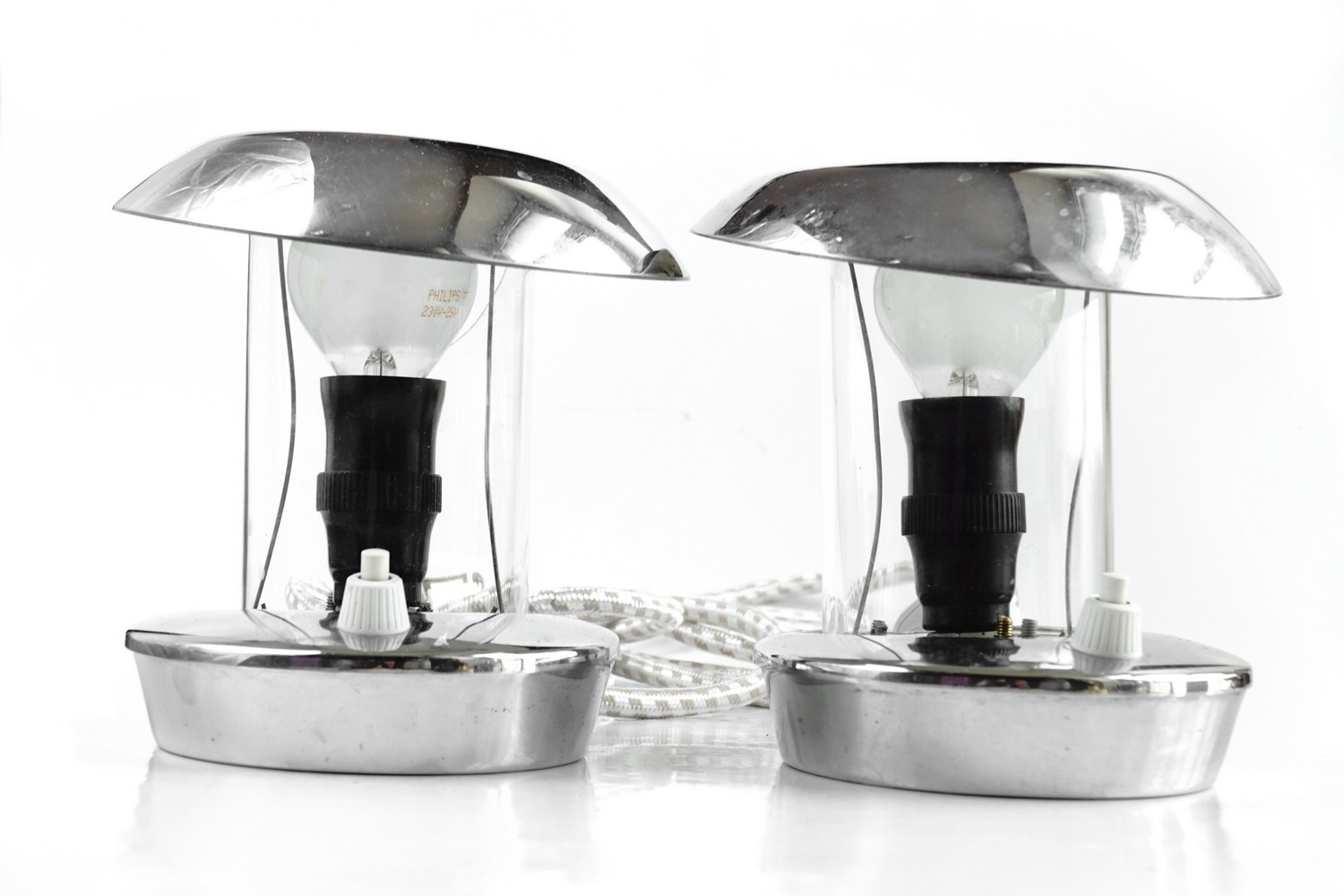 Drupol Lampen Chrom Hurka Midcentury