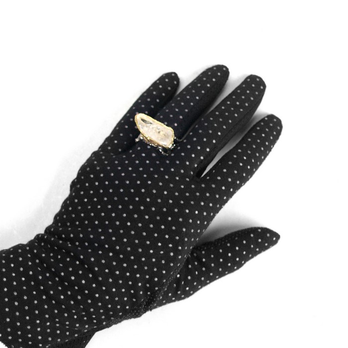 Ring 925 Silber Quarz Handarbeit