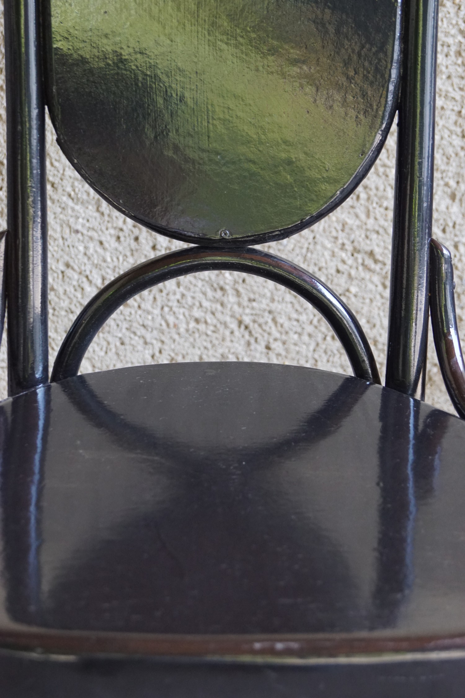 Antiker Stuhl Sessel Bugholz noir um 1920 Jugendstil Stühle Top! Mundus Hoffmann Kohn Thonet