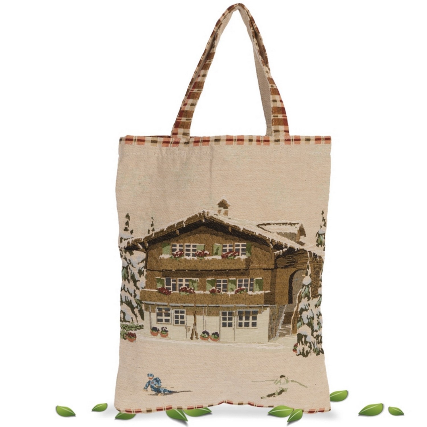 Stofftasche Clayre & Eef Stoffbeutel Tragetasche "Provence" ca. 30 x 40 cm Einkaufstasche Clayre Eef Stoffbeutel 40x30
