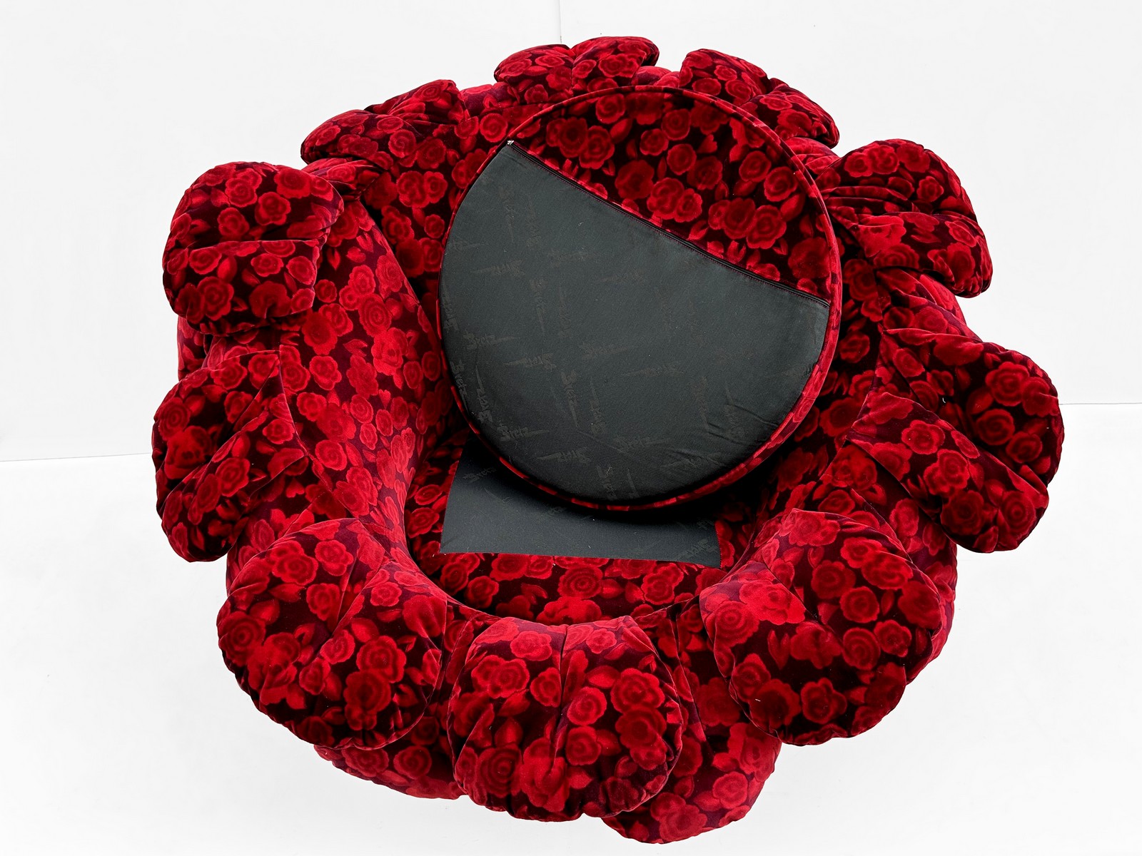 Original Bretz Rosy Sessel Stuhl Rosenstoff Tatzenbeine Couchsessel