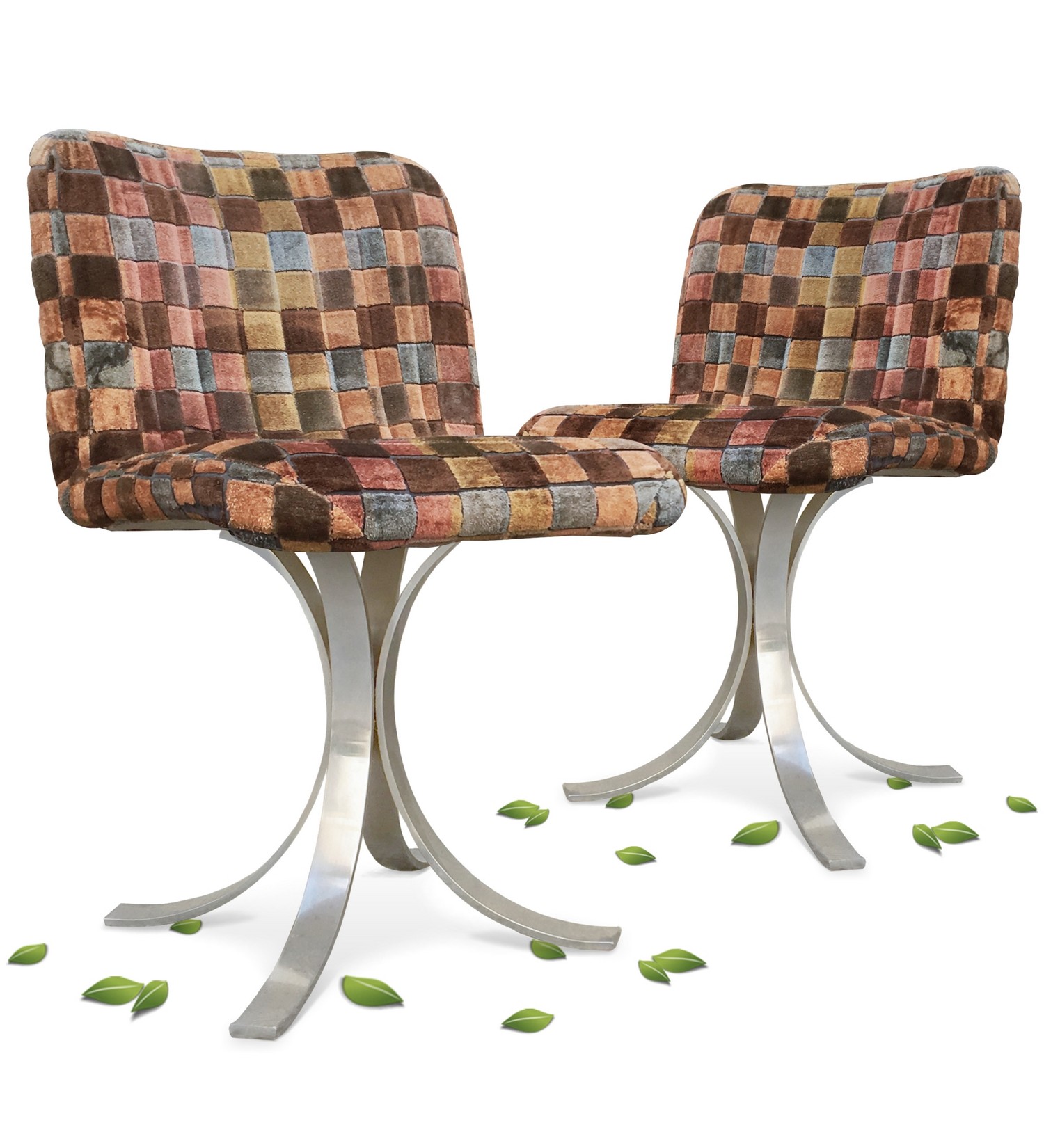 Stuhl Original RETRO 60er- 70er-Jahre Orbit Design Chrom Sessel for Stow Davis Stuhl Original RETRO 60er- 70er-Jahre Orbit Design Chrom Sessel
