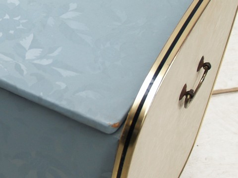 Vintage Hocker Wäschetruhe