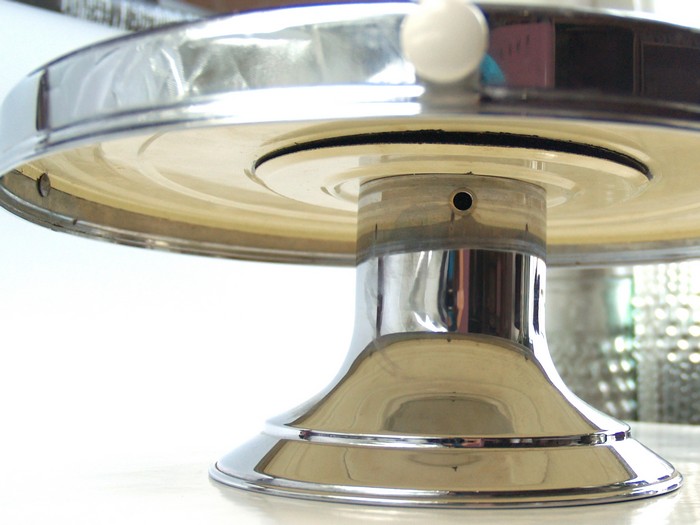 Vintage Tortenplatte drehbar