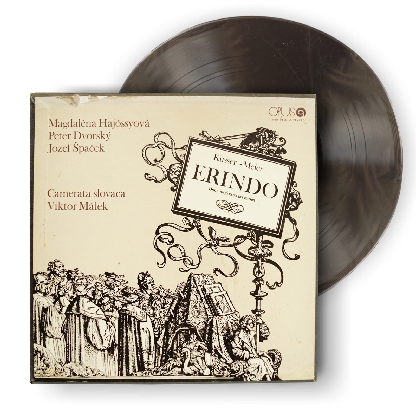 Schallplatte Vintage Vinyl Musik – ERINDO OPER, 2er-LP mit Booklet Schallplatte Vintage Vinyl Musik – ERINDO OPER, 2er-LP mit Booklet