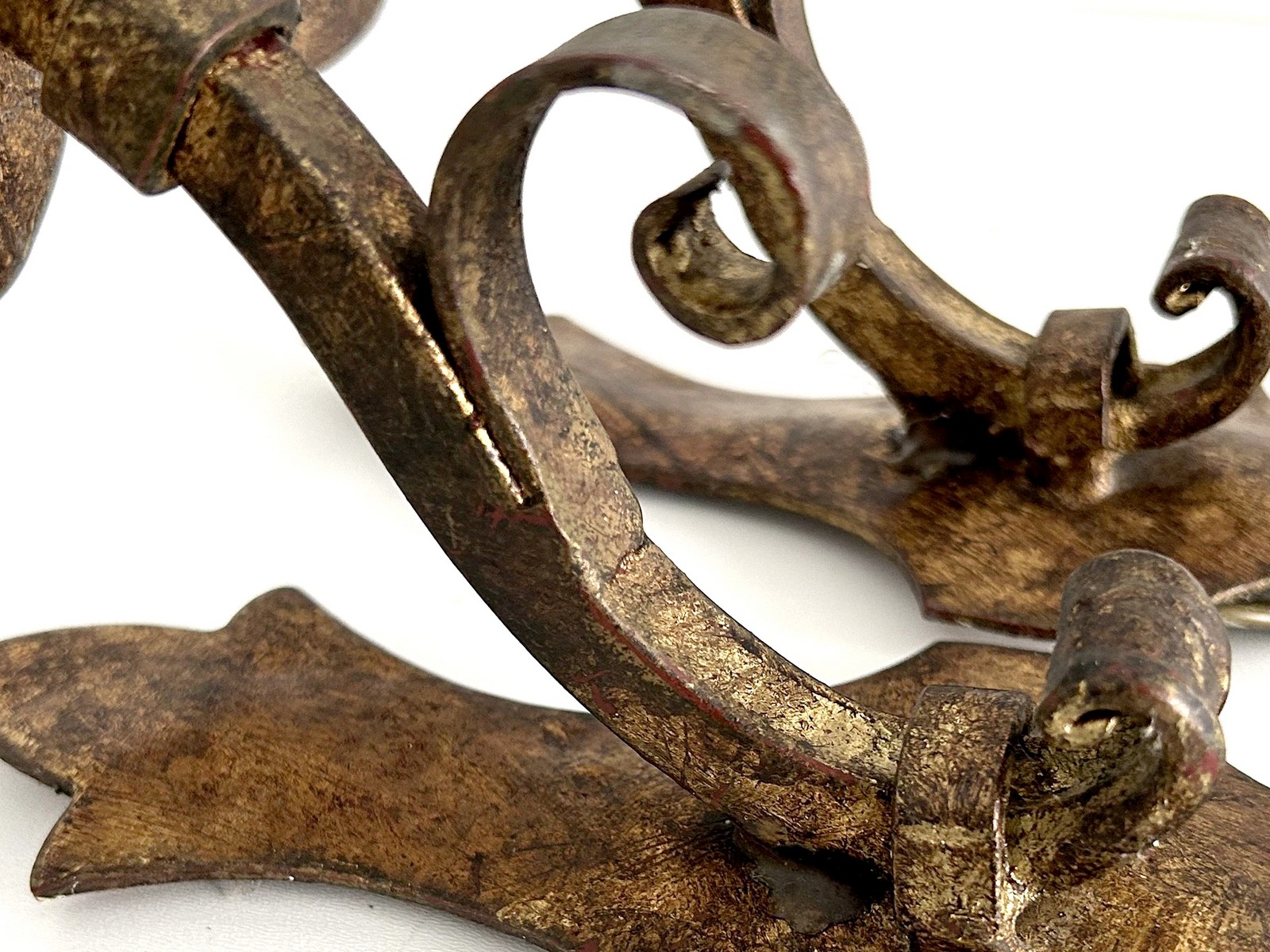 Schmiedeeisen Wandlampen antik Vintage Mittelalter Gothic