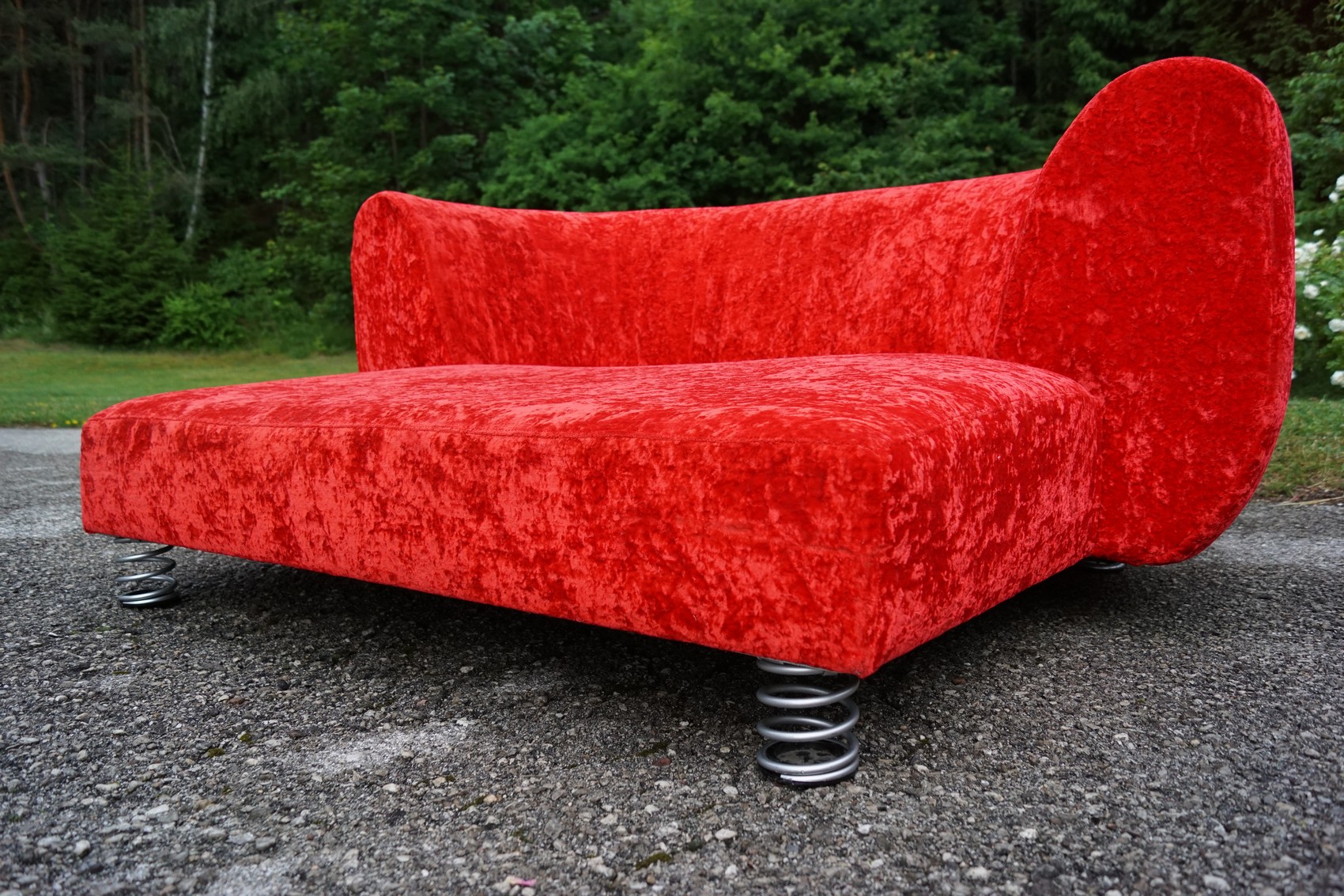 BRETZ Sofa Chill Longchair rot Loveseat