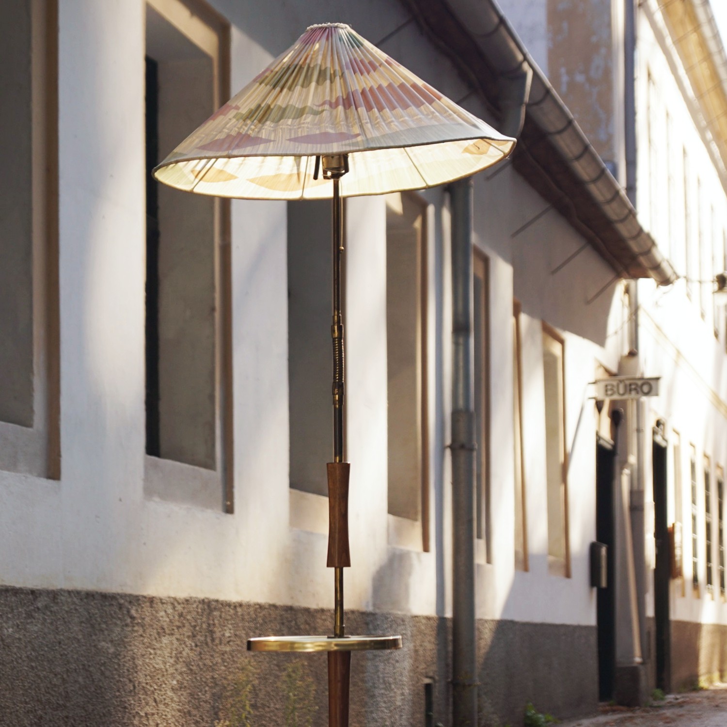 antike Nierentischlampe Leuchter Midcentury Lampe Rockabilly 50s 60s Design Stehlampe Original Vintage pastell