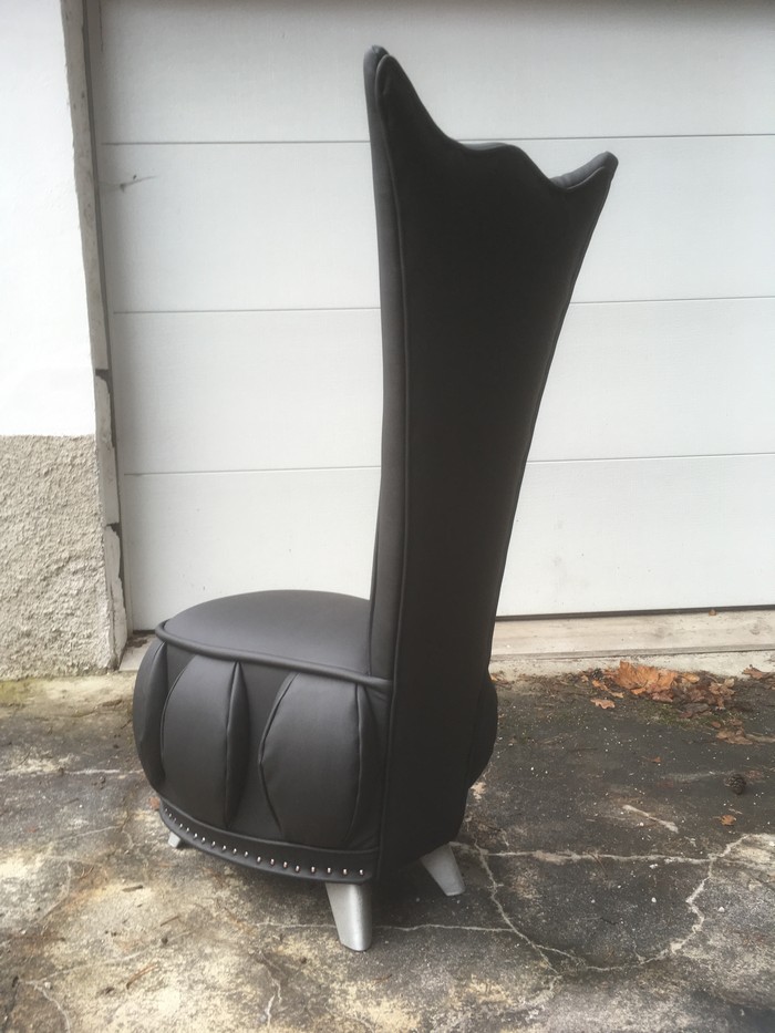 Bretz schwarz Stool Stuhl