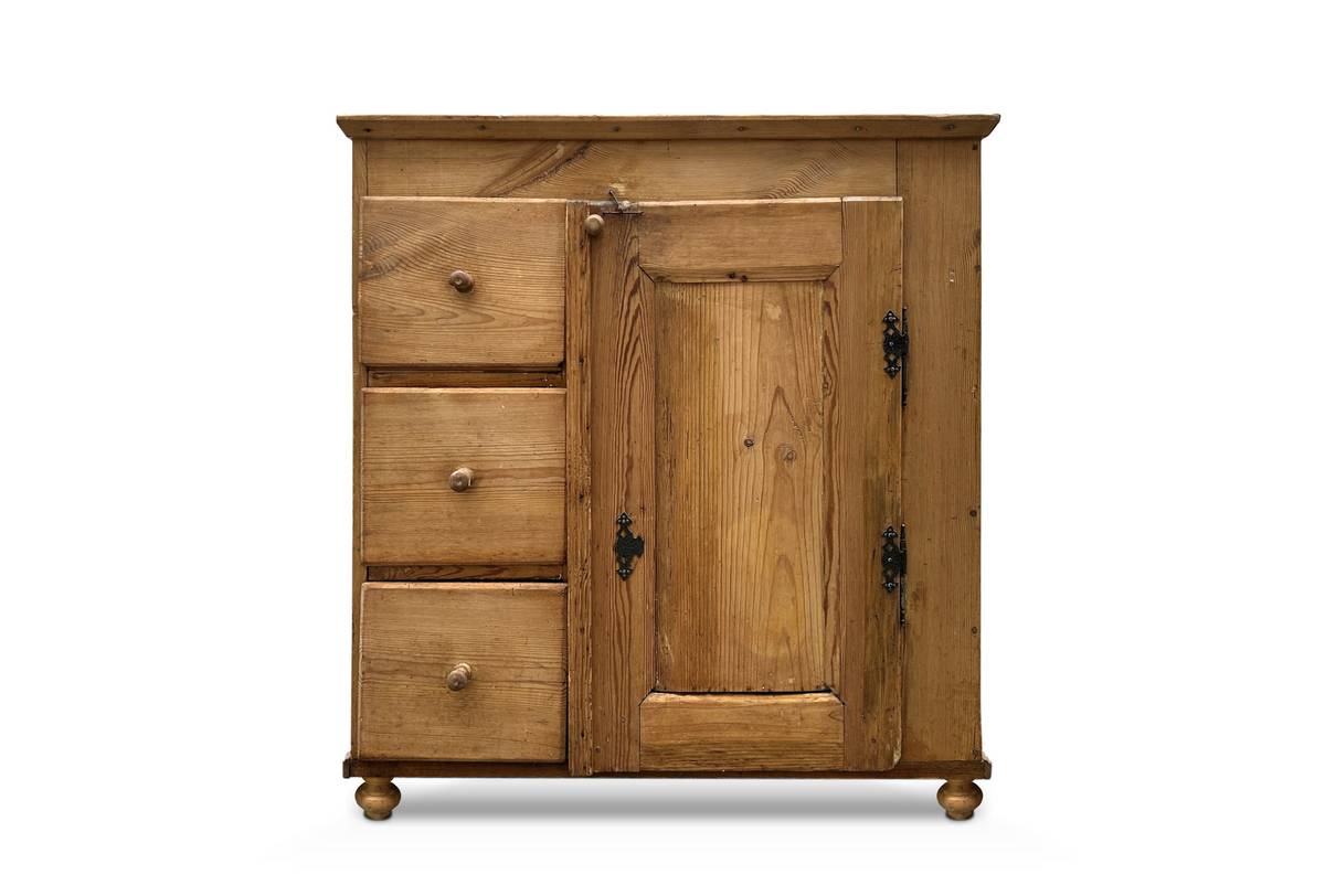 Bauernschrank antiker Küchenschrank Altholz Geschirrschrank rustikale Antiquität Bauernmöbel kaufen