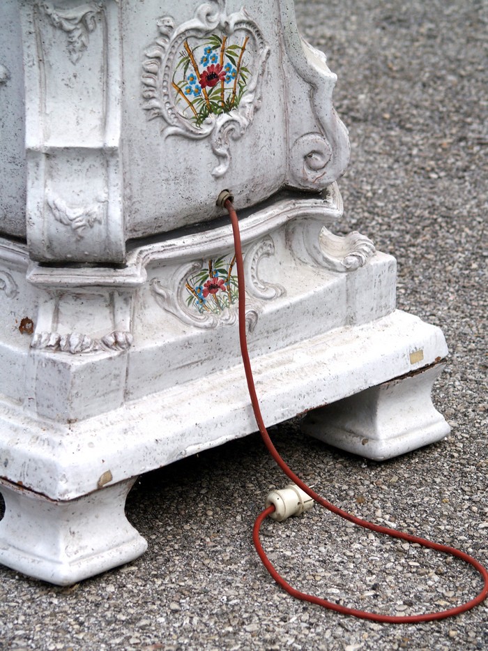 Keramik Ofen Majolika Antikstil