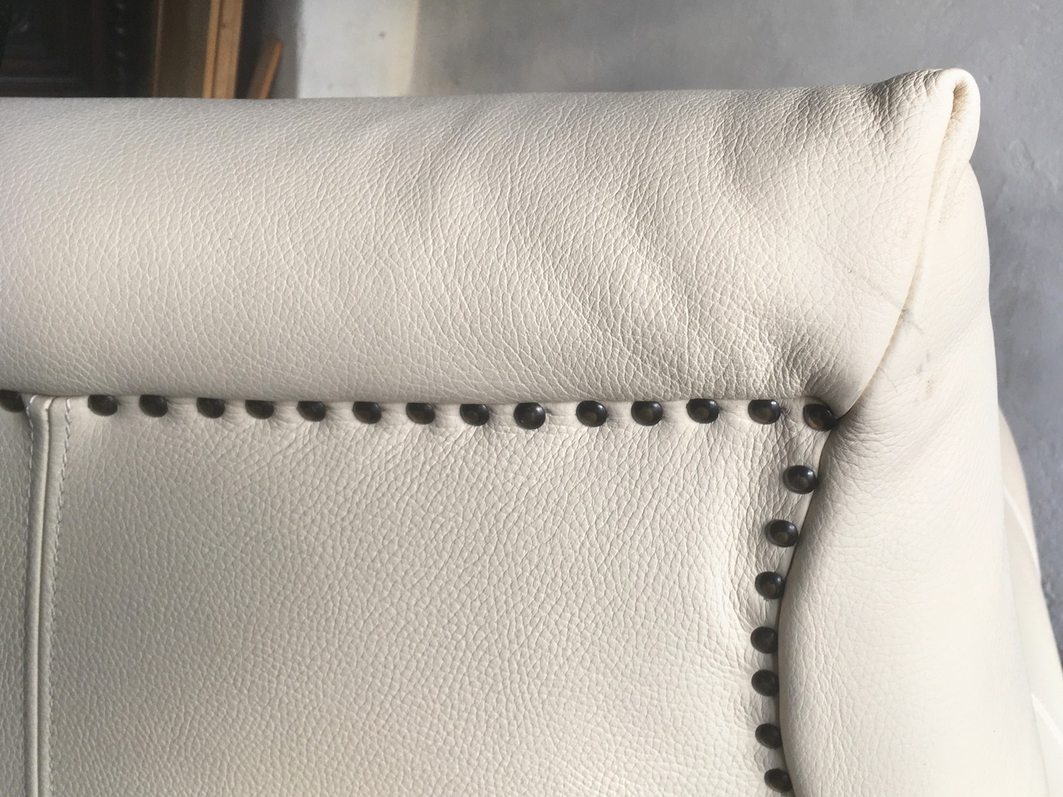 Bretz Sofa creme beige Leder gebraucht Gaudi Ledersofa Barock