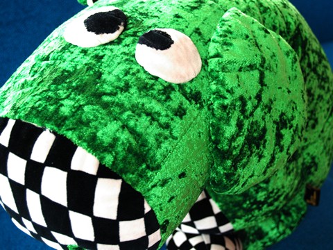 Bretz Schwein grün Polster für Sofa Kissen