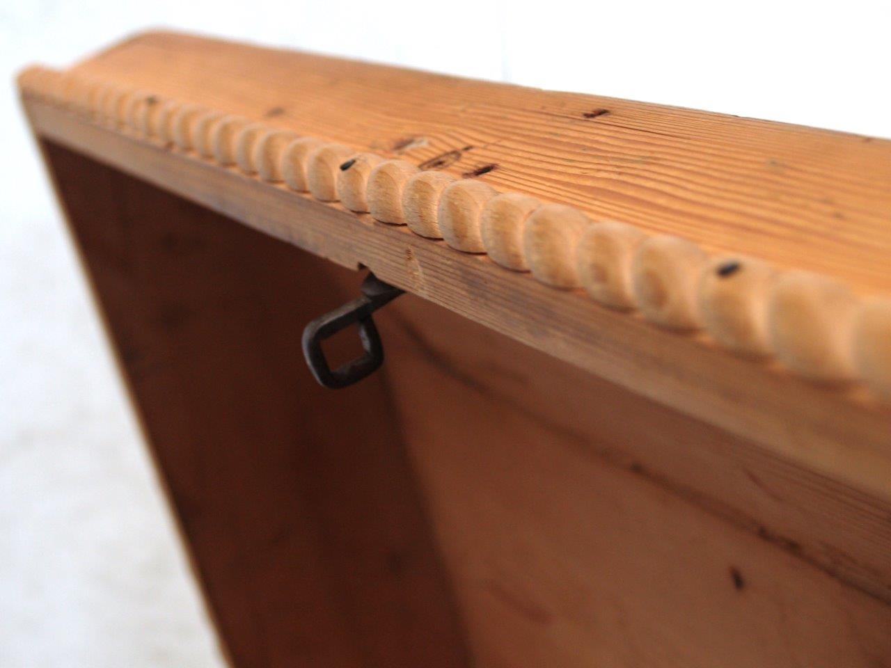 Bauerntruhe antik Naturholz 1840-1880 Massivholz Bauernmöbel Hotel Ladenausstattung