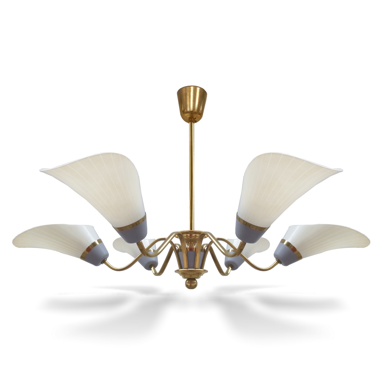 Luster Leuchter Tütenlampe Vintage Midcentury Vintage Midcentury Luster