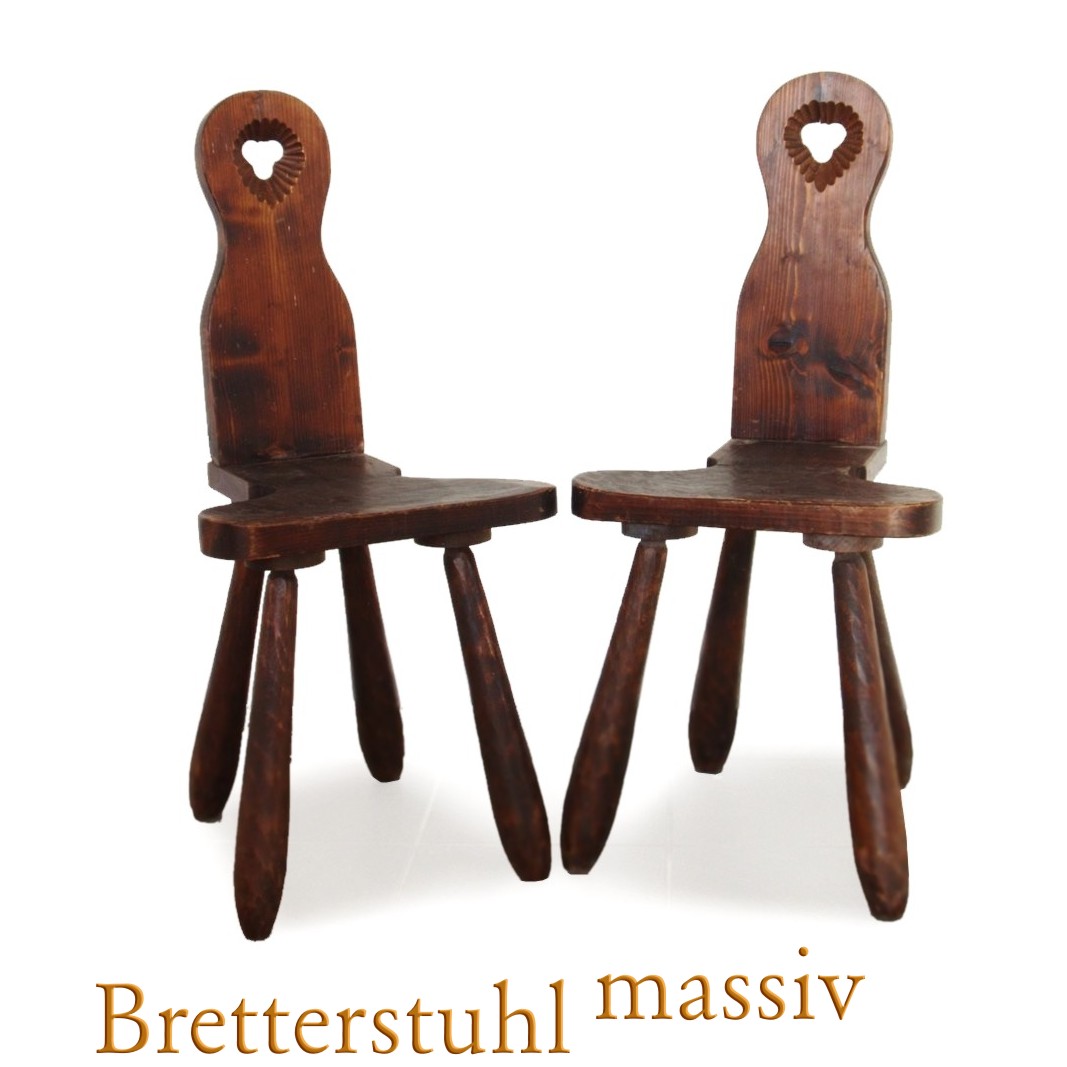 Bauernstuhl Vintage Bauernsessel antik Massivholz provinzieller Brettstuhl Bauernstuhl