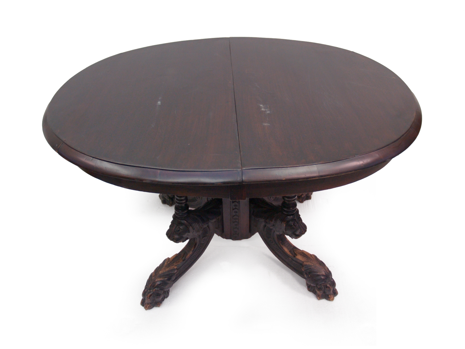 Antiker Speisetisch Löwenköpfe Löwentatzen Renaissance