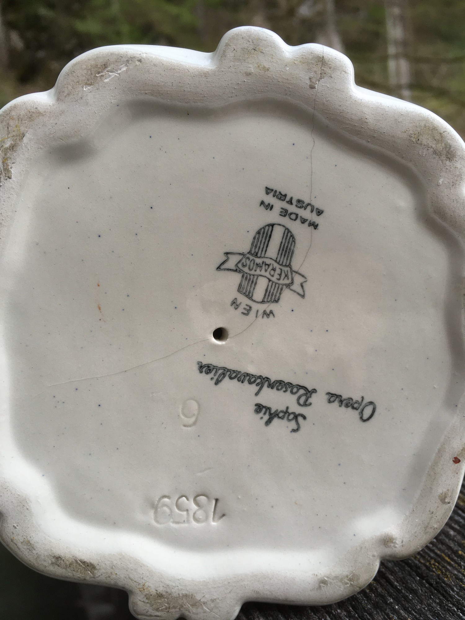 Keramos Figur Sophie aus der Oper "Der Rosenkavalier" Austrian Ceramic