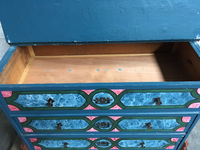 Ladenkommode bemalt