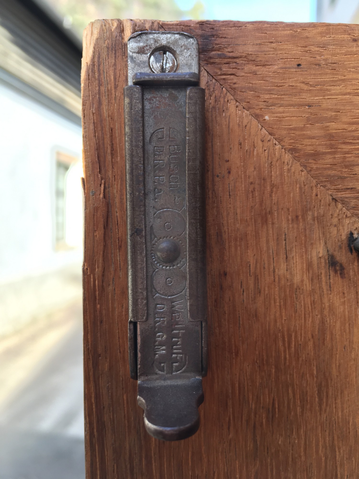 Dielenschrank Jugendstil Kleiderhaken Garderobenschrank Vollholz