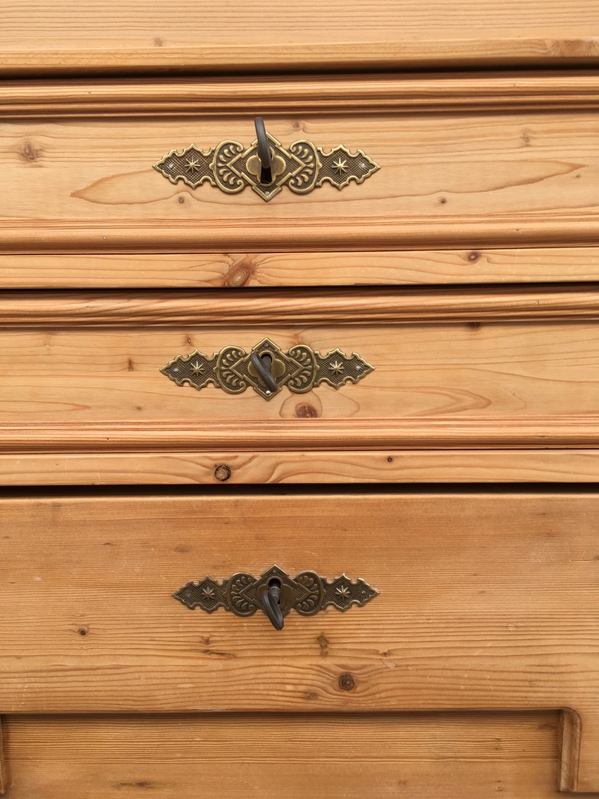 Küchenschrank Landhaus Antikstil Schrank Weichholz