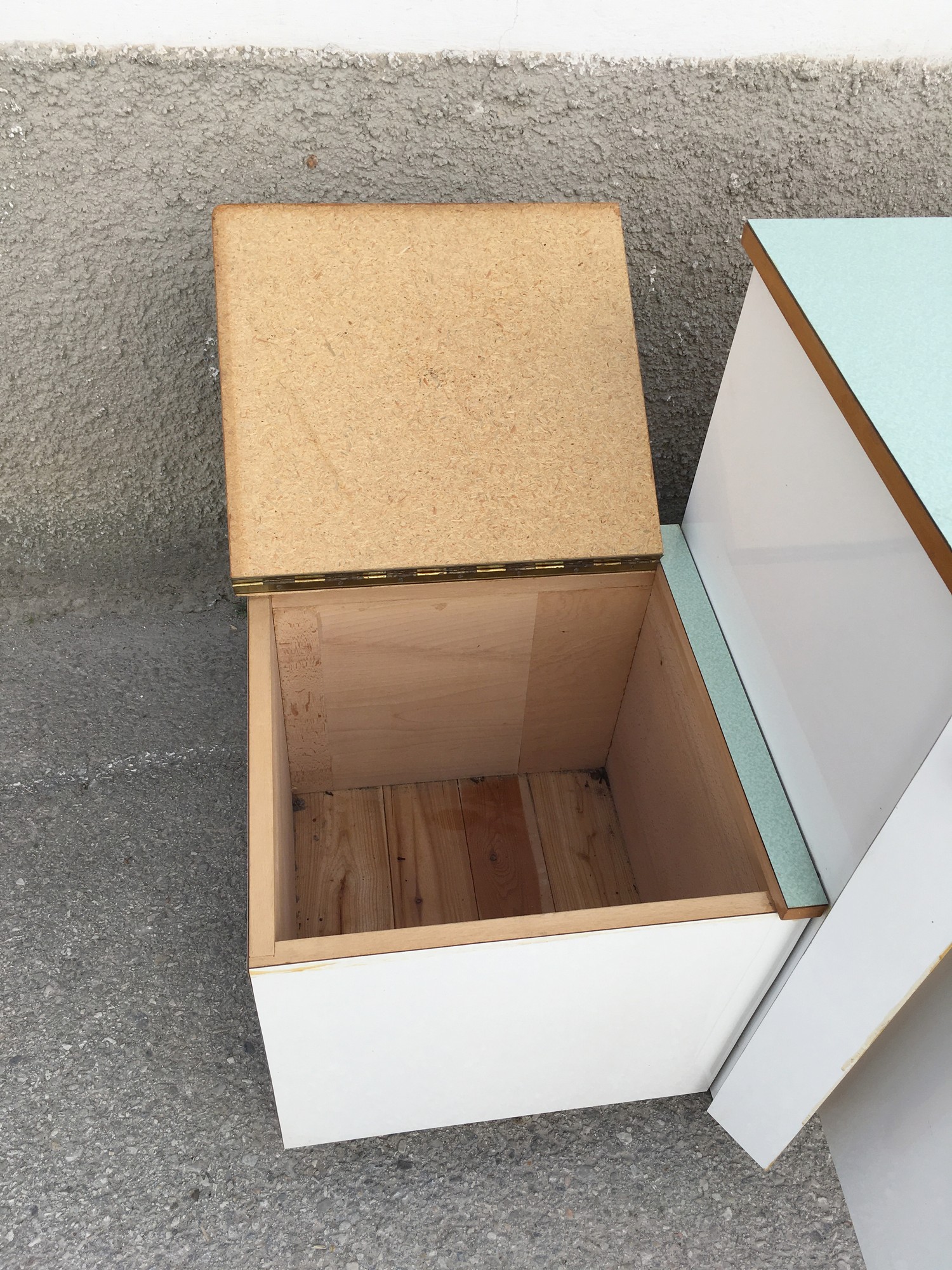 Küchensitzbank Retro Schrank Küche Vintage 50er-Jahre Midcentury Kommode