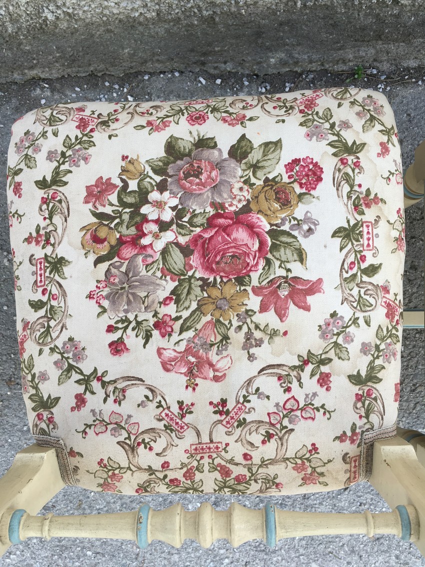 Shabby Chic Stuhl floral