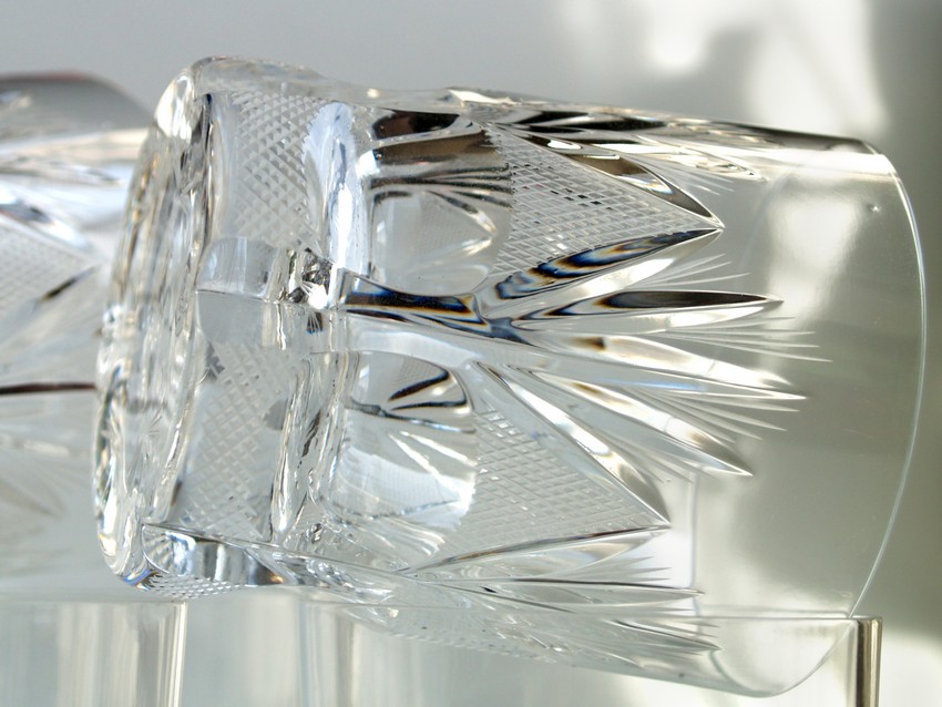 Bleikristall Gläser Wasser Whisky Rautenschliff