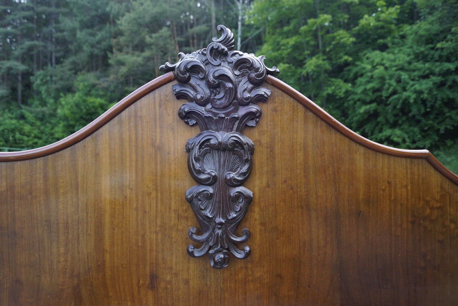 Bettrahmen Barockstil antik Doppelbett vintage