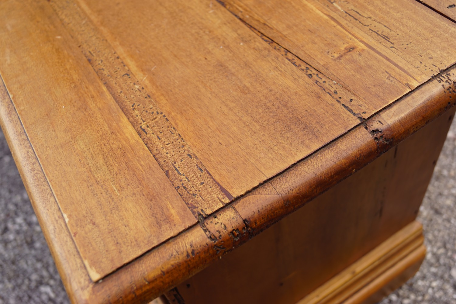 Truhe Antikstil Sitztruhenbank Altholz Landhausstil