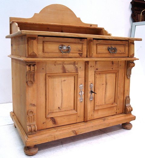 antike Kommode Naturholz