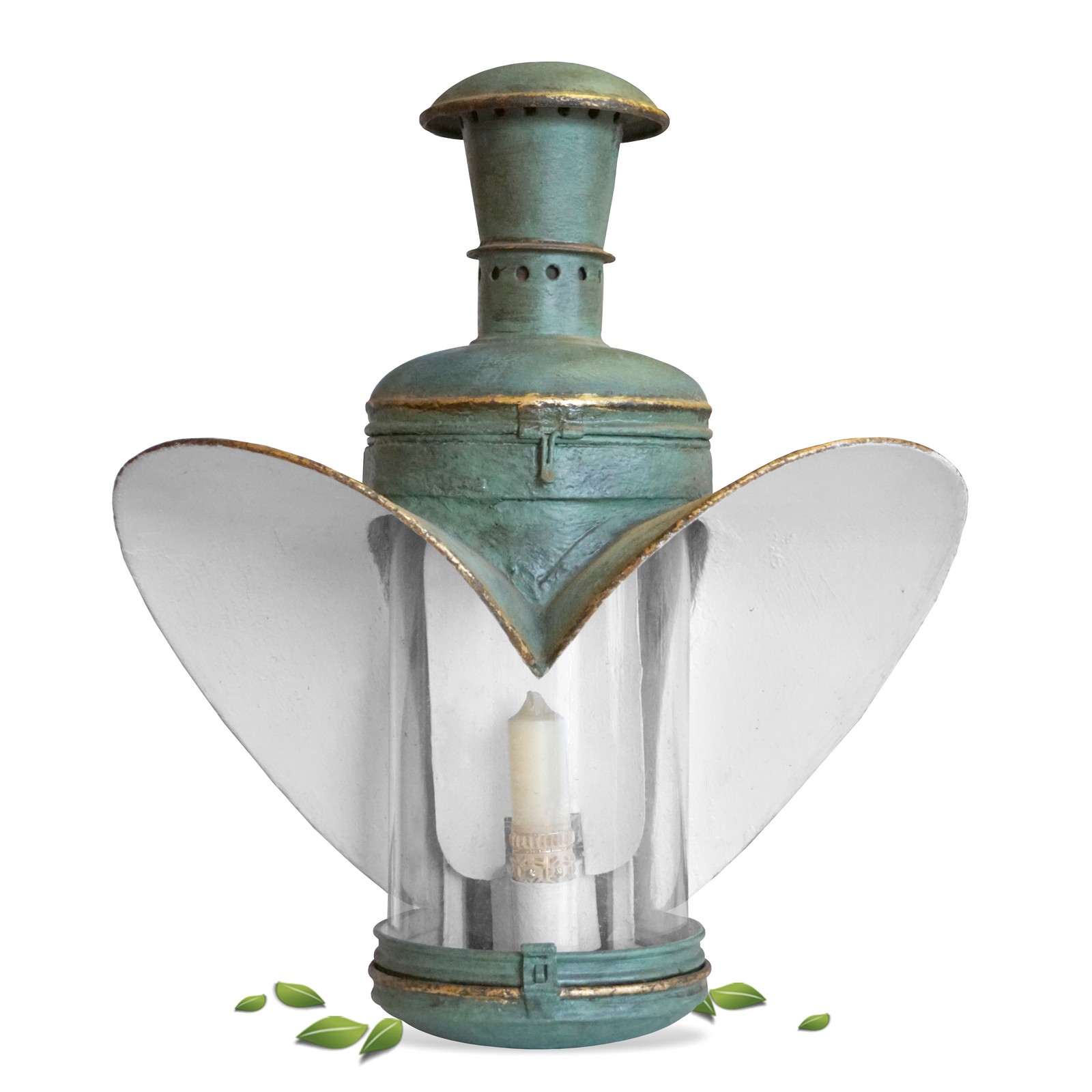 Industrie Laterne Emaille Lampe alte Original Vintage Laterne antike Wandlampe Straßenlaterne Vintage Emaille Glas Industrie Fabriklampe